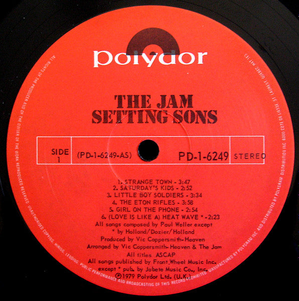 Jam, The - Setting Sons - 1979