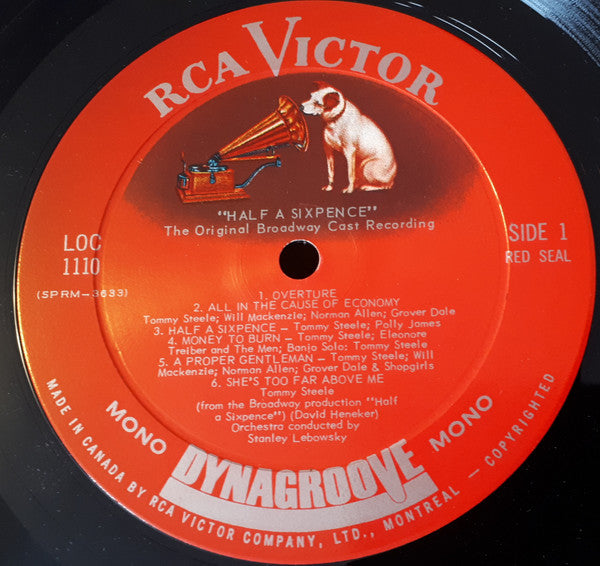 Tommy Steele - Half A Sixpence (Original Broadway Cast Recording) - 1965