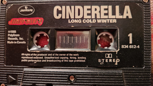 Cinderella  - Long Cold Winter Vinyl Record