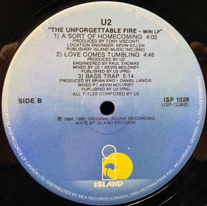 U2 - The Unforgettable Fire - 1985