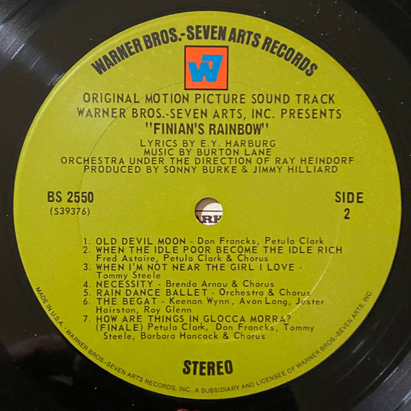 Various - Finian's Rainbow (The Original Motion Picture Sound Track) - 1968