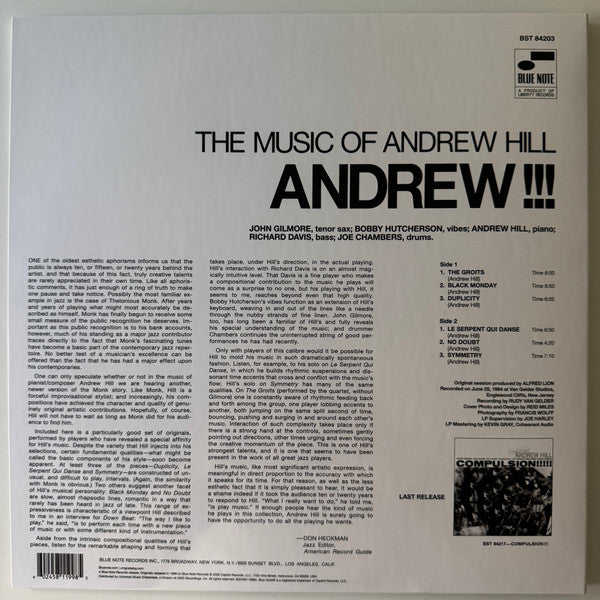 Andrew Hill - Andrew!!!