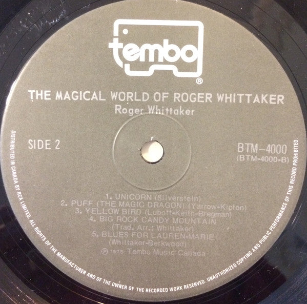 Roger Whittaker - The Magical World Of Roger Whittaker - 1975