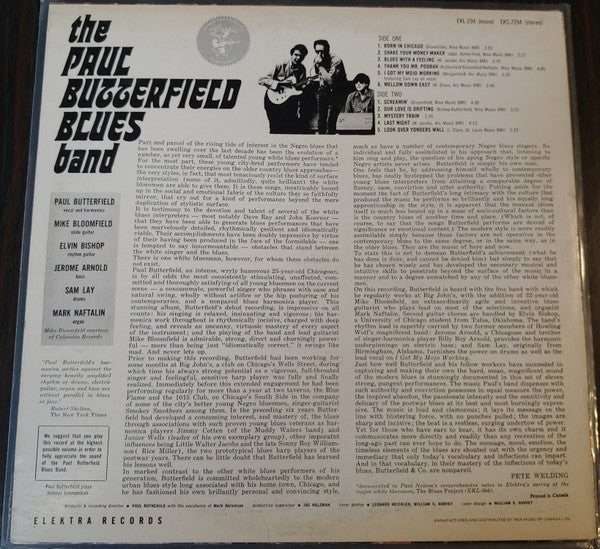 Paul Butterfield Blues Band, The - The Paul Butterfield Blues Band -
