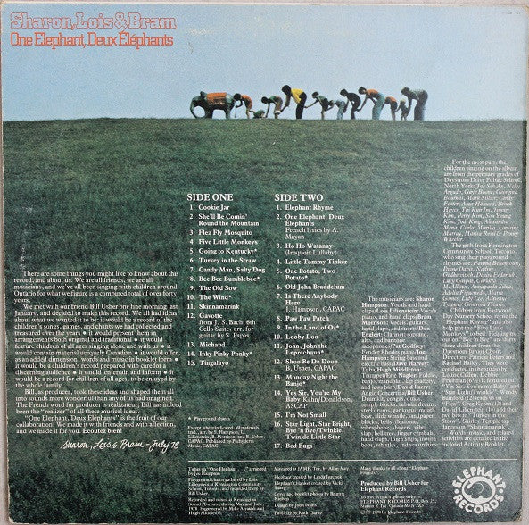 Sharon, Lois & Bram - One Elephant, Deux Éléphants