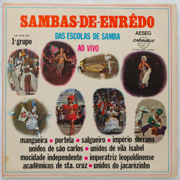 Various - Sambas-De-Enrêdo Das Escolas De Samba Ao Vivo - 1° Grupo - 1970