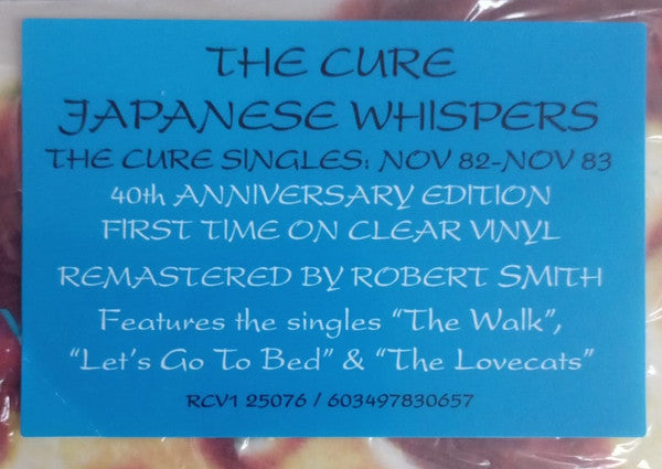The Cure - Japanese Whispers : The Cure : Singles Nov 82 - Nov 83