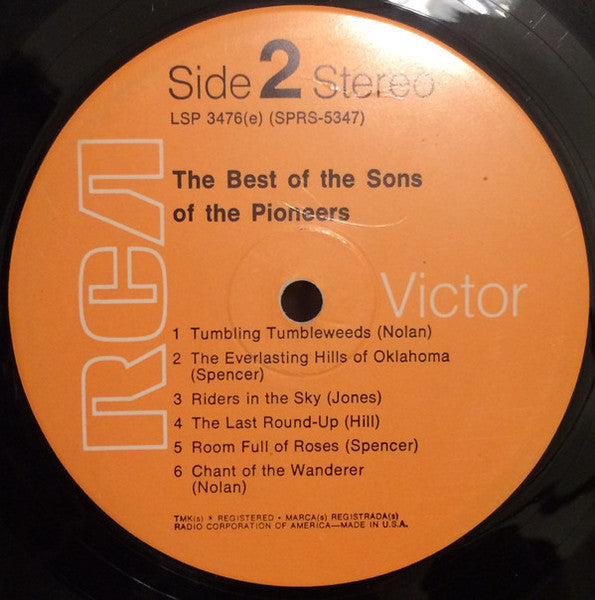 Sons Of The Pioneers, The - The Best Of The Sons Of The Pioneers - 1969