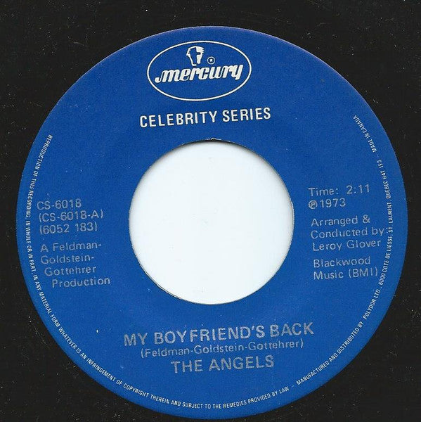 Angels (3), The - My Boyfriend's Back / I Adore Him - 1973