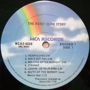 Patsy Cline - The Patsy Cline Story Vinyl Record