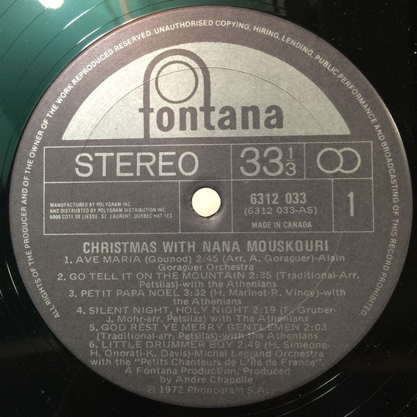 Nana Mouskouri - Christmas With Nana Mouskouri -