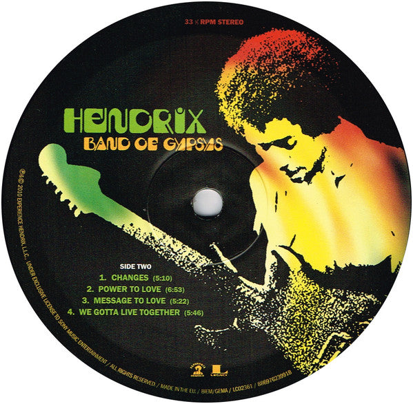 Jimi Hendrix - Band Of Gypsys - 2018