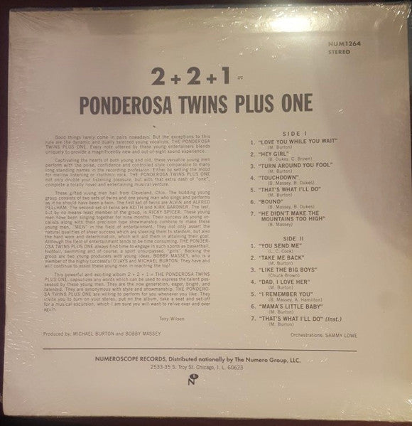 Ponderosa Twins + One - 2+2+1 = Ponderosa Twins Plus One - 2022