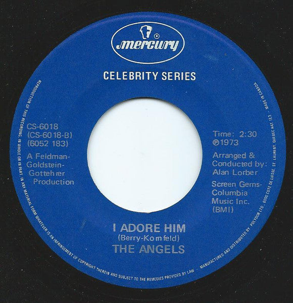 Angels (3), The - My Boyfriend's Back / I Adore Him - 1973