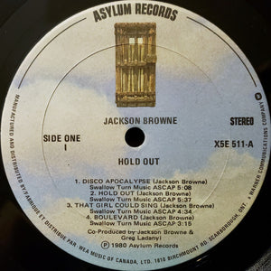 Jackson Browne - Hold Out Vinyl Record