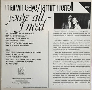 Marvin Gaye / Tammi Terrell - You're All I Need - 1981
