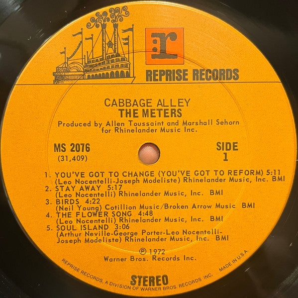 Meters, The - Cabbage Alley - 1972