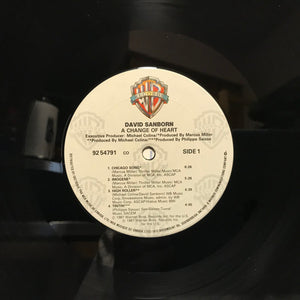 David Sanborn - A Change Of Heart - 1987