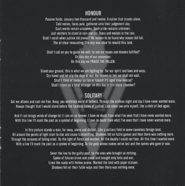 VNV Nation - Praise The Fallen (CD) - 1999