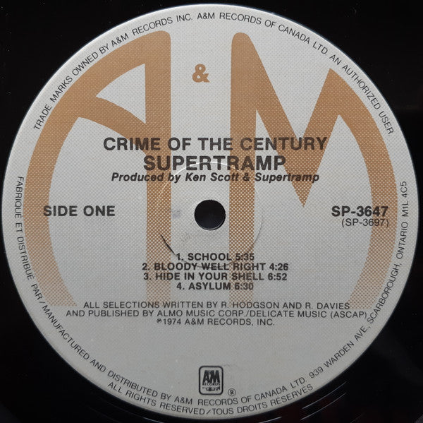 Supertramp - Crime Of The Century