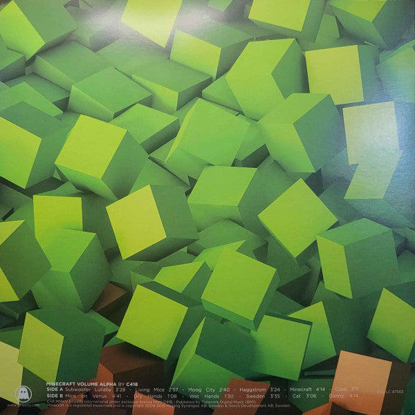 C418 - Minecraft Volume Alpha Green & outlet Black Emerald Ore Swirl Vinyl 341/3000