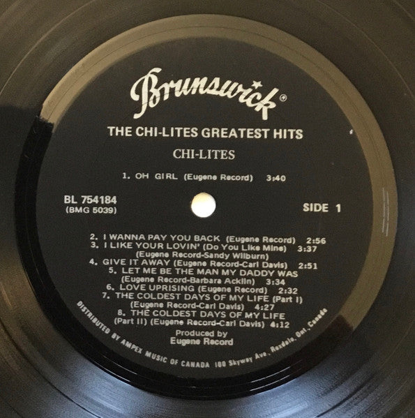 Chi-Lites, The - The Chi-Lites Greatest Hits - 1972
