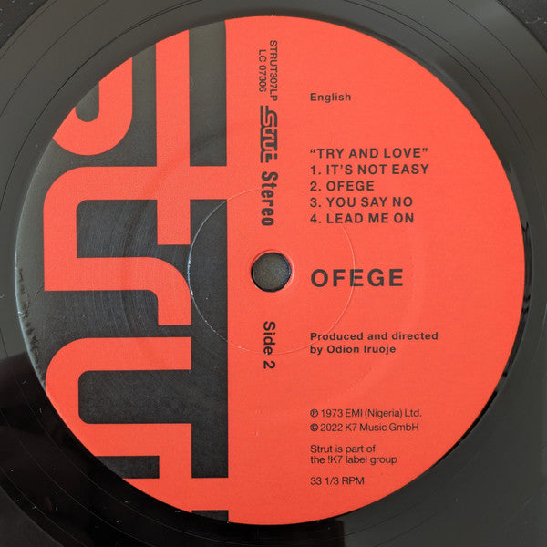 Ofege - Try And Love - 2023