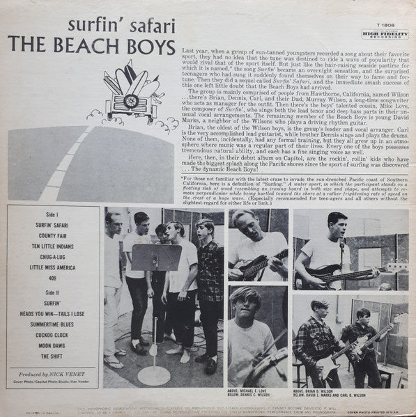 Beach Boys, The - Surfin' Safari -