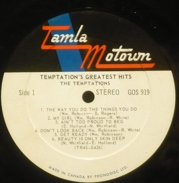 The Temptations - Greatest Hits