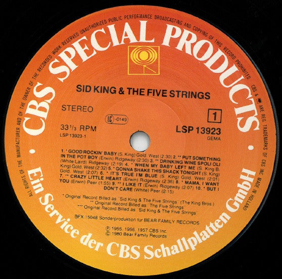 Sid King & The Five Strings - Gonna Shake This Shack Tonight -