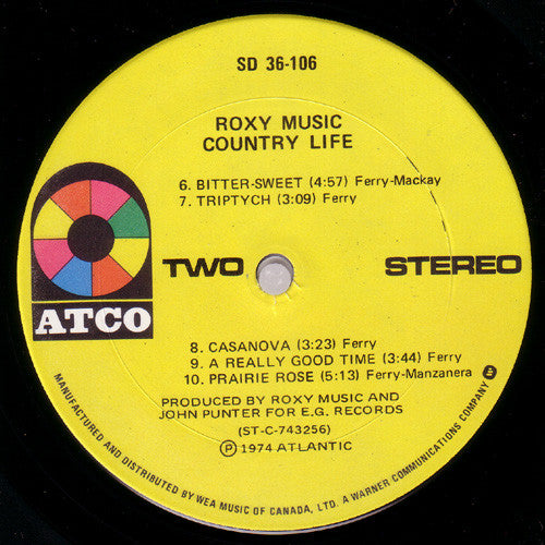 Roxy Music - Country Life -