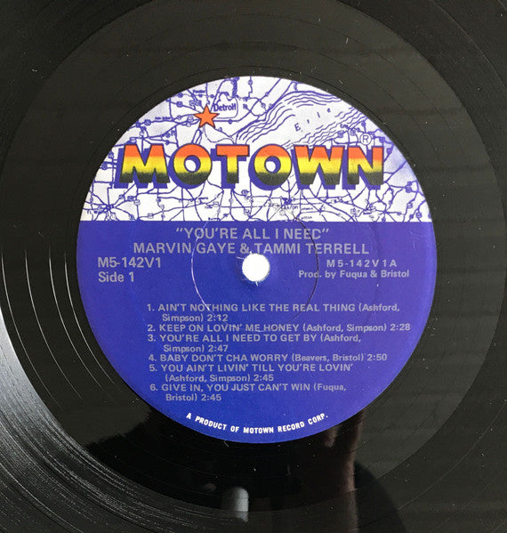 Marvin Gaye / Tammi Terrell - You're All I Need - 1981