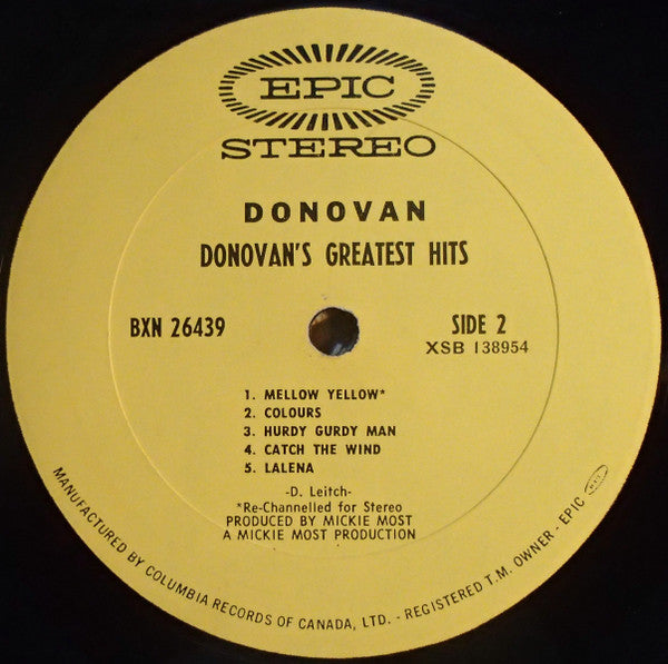 Donovan - Donovan's Greatest Hits