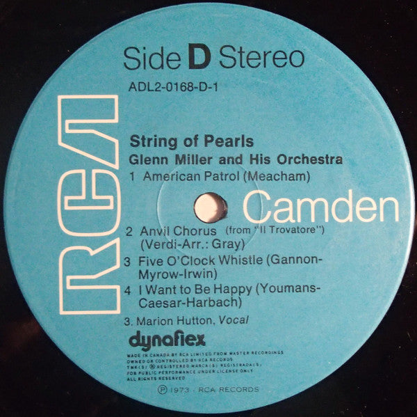 Glenn Miller - String Of Pearls - 1973
