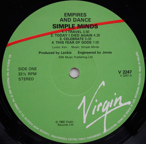 Simple Minds - Empires And Dance