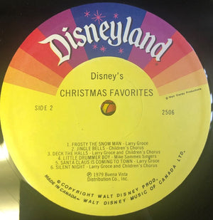Larry Groce, Mike Sammes Singers And Disneyland Children's Sing-along Chorus, The - Disney's Christmas Favorites -