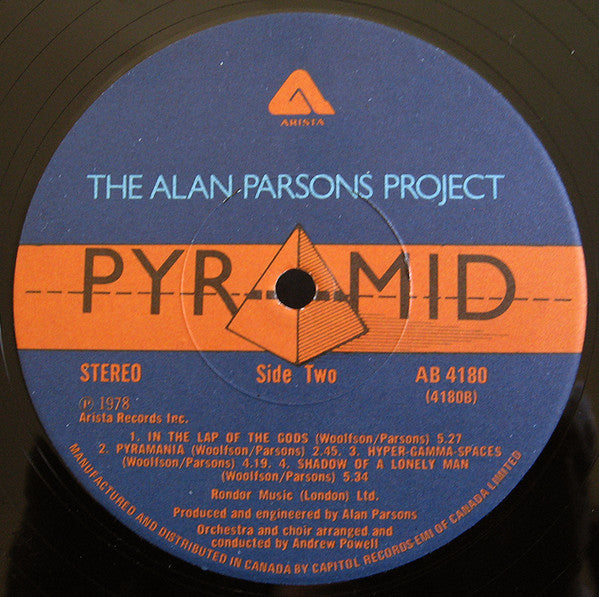Alan Parsons Project, The - Pyramid - 1978