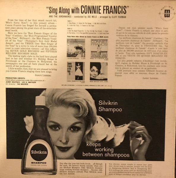 Connie Francis - Sing Along With Connie Francis - 1961