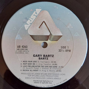 Gary Bartz - Bartz - 1980