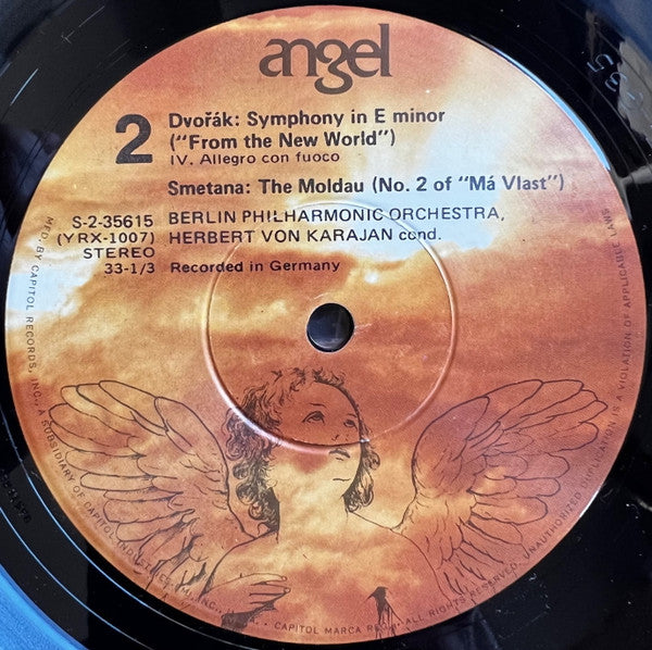 Antonín Dvořák / Bedřich Smetana - Herbert Von Karajan, Berliner Philharmoniker - New World Symphony / The Moldau -