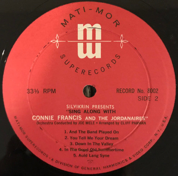 Connie Francis - Sing Along With Connie Francis - 1961