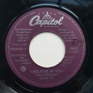 Gary O'Connor - I Believe In You / Suzanne -