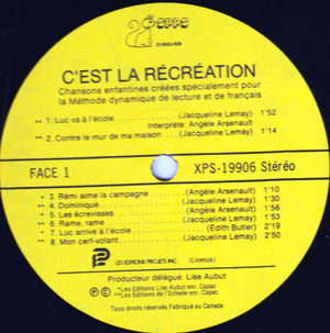 Jacqueline Lemay, Angèle Arsenault, Edith Butler - C'est La Récréation - 1977