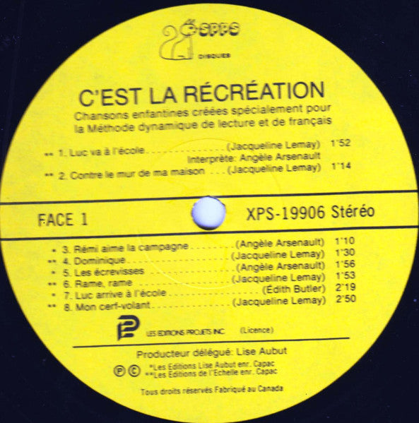 Jacqueline Lemay, Angèle Arsenault, Edith Butler - C'est La Récréation - 1977