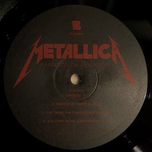 Metallica - Master Of Puppets Vinyl Record