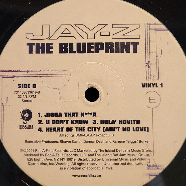 JAY-Z THE BLUEPRINT レコード Jay-Z - The Blueprint - vinyl – Press Vinyl Cafe