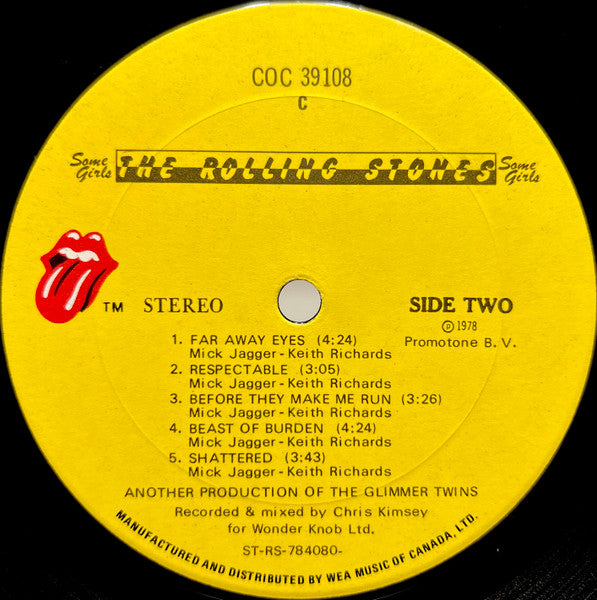Rolling Stones, The - Some Girls - 1978