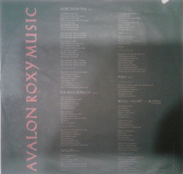 Roxy Music - Avalon -