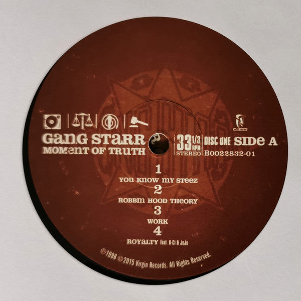 Gang Starr - Moment Of Truth Vinyl Record