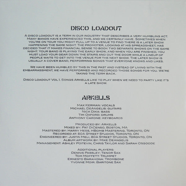 Arkells - Disco Loadout Volume I Vinyl Record